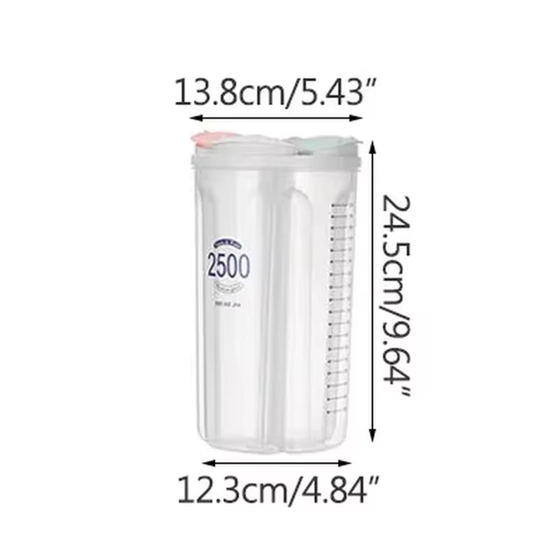 Professional Kitchen Food Storage Container - Moisture-Proof Sealed Canisters with Transparent Design for Grain Organization