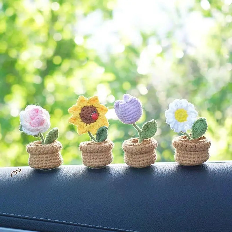 Crochet Flowers Hand-knitted