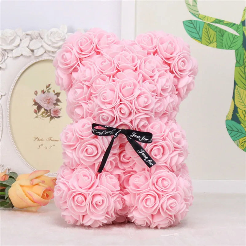 Flower Rose Bear Romantic Gifts