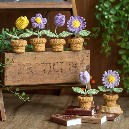 Crochet Flowers Hand-knitted