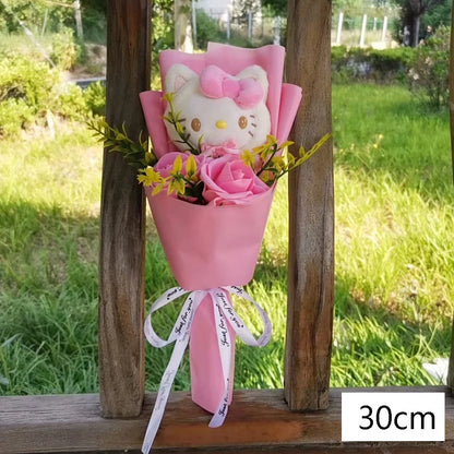 Hello Kitty Cartoon Plush Bouquet Anime