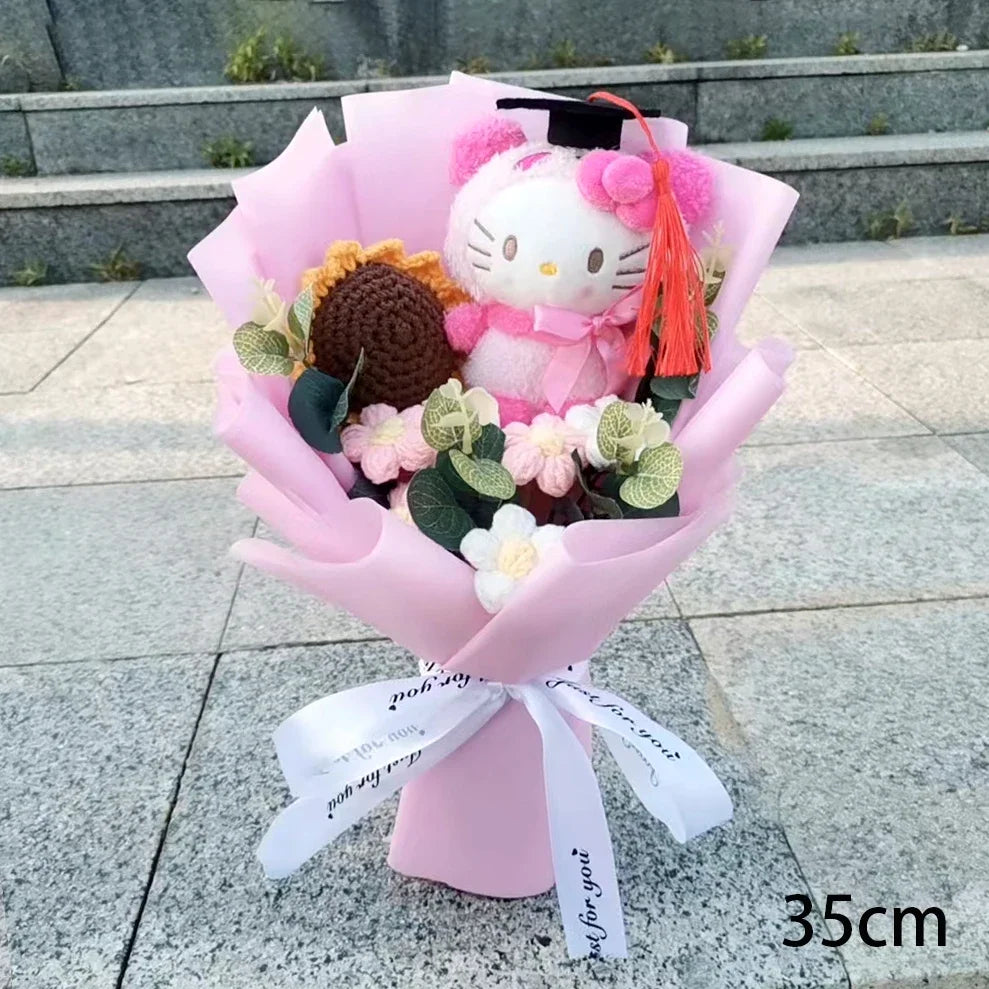 Hello Kitty Cartoon Plush Bouquet Anime