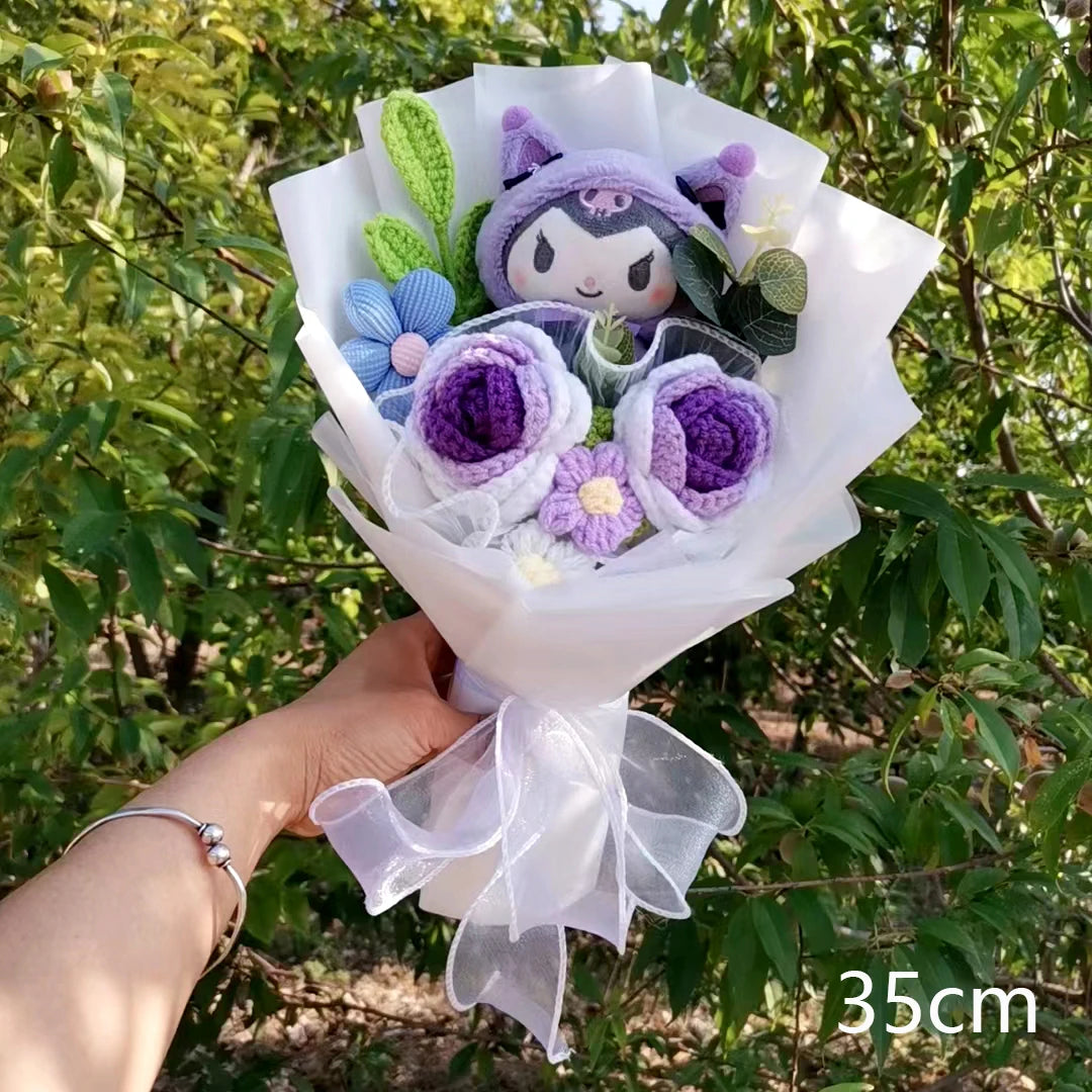 Hello Kitty Cartoon Plush Bouquet Anime