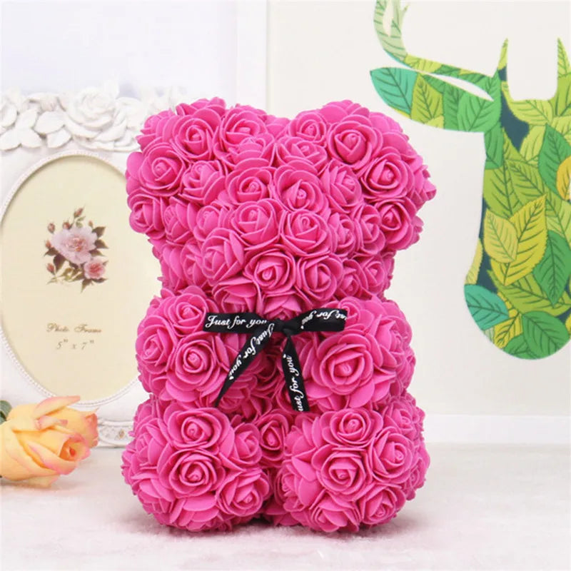 Flower Rose Bear Romantic Gifts