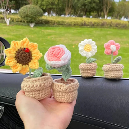 Crochet Flowers Hand-knitted