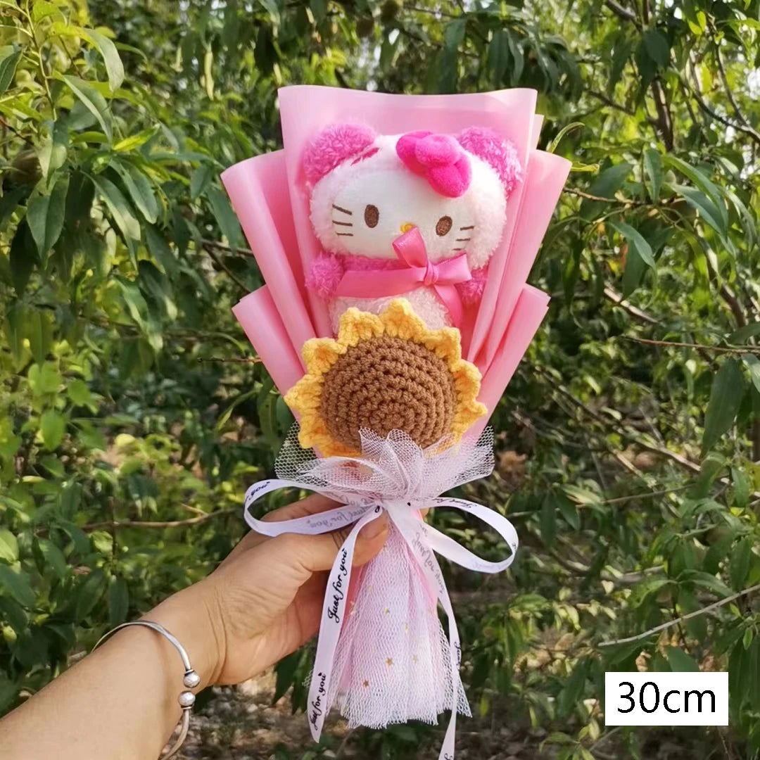 Hello Kitty Cartoon Plush Bouquet Anime