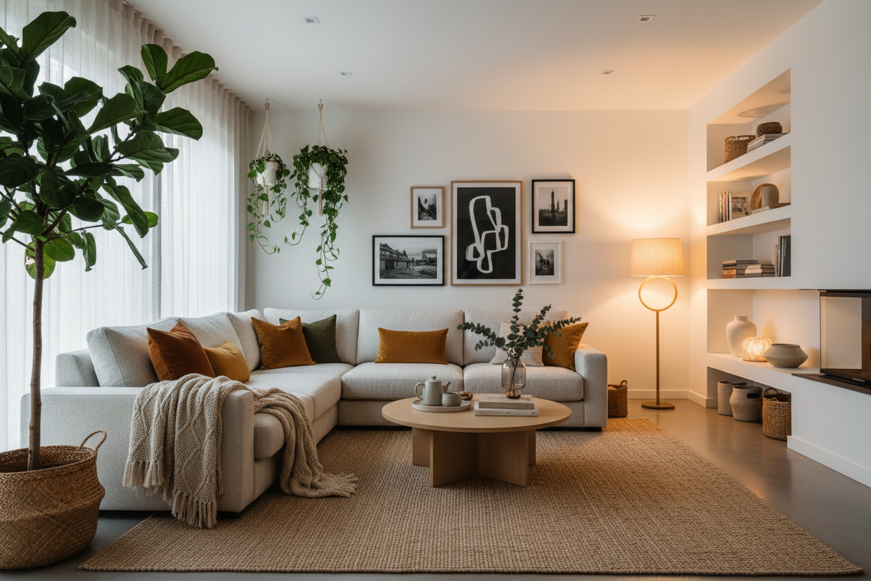 Cozy Home Interior Banner